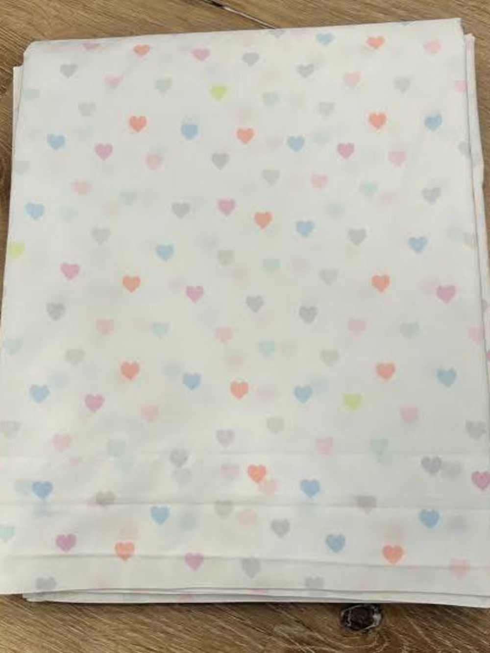 Pottery Barn Kids Heart Organic Cotton Crib Sheet